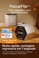 FocusFlip™ – Timer Magnético para Alta Performance