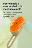 Escova a Vapor para Pets – Higienização e Massagem Confortável