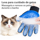 PetMassage™ – Luva de Banho e Remoção de Pelos para Cães e Gatos