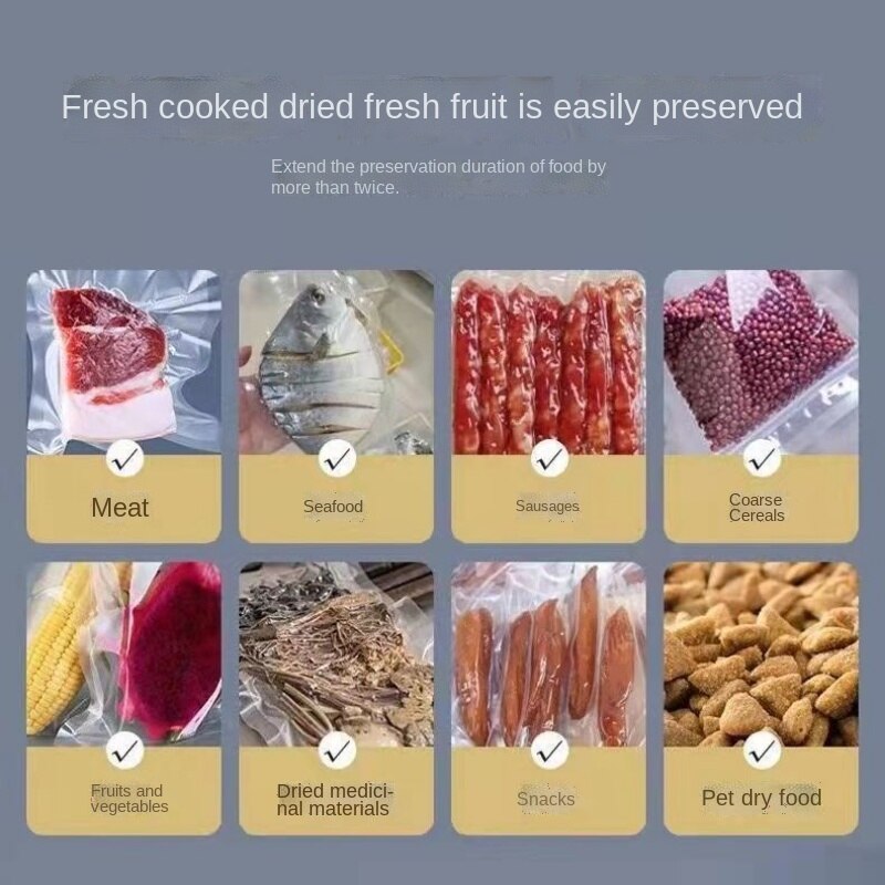 Vacum Fresh Prime - Embalador a vácuo, suas comidas frescas por mais tempo