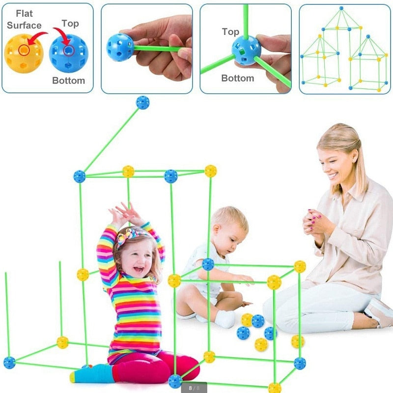 Playville 3D Kids - Conjunto de Blocos de Construção para Crianças